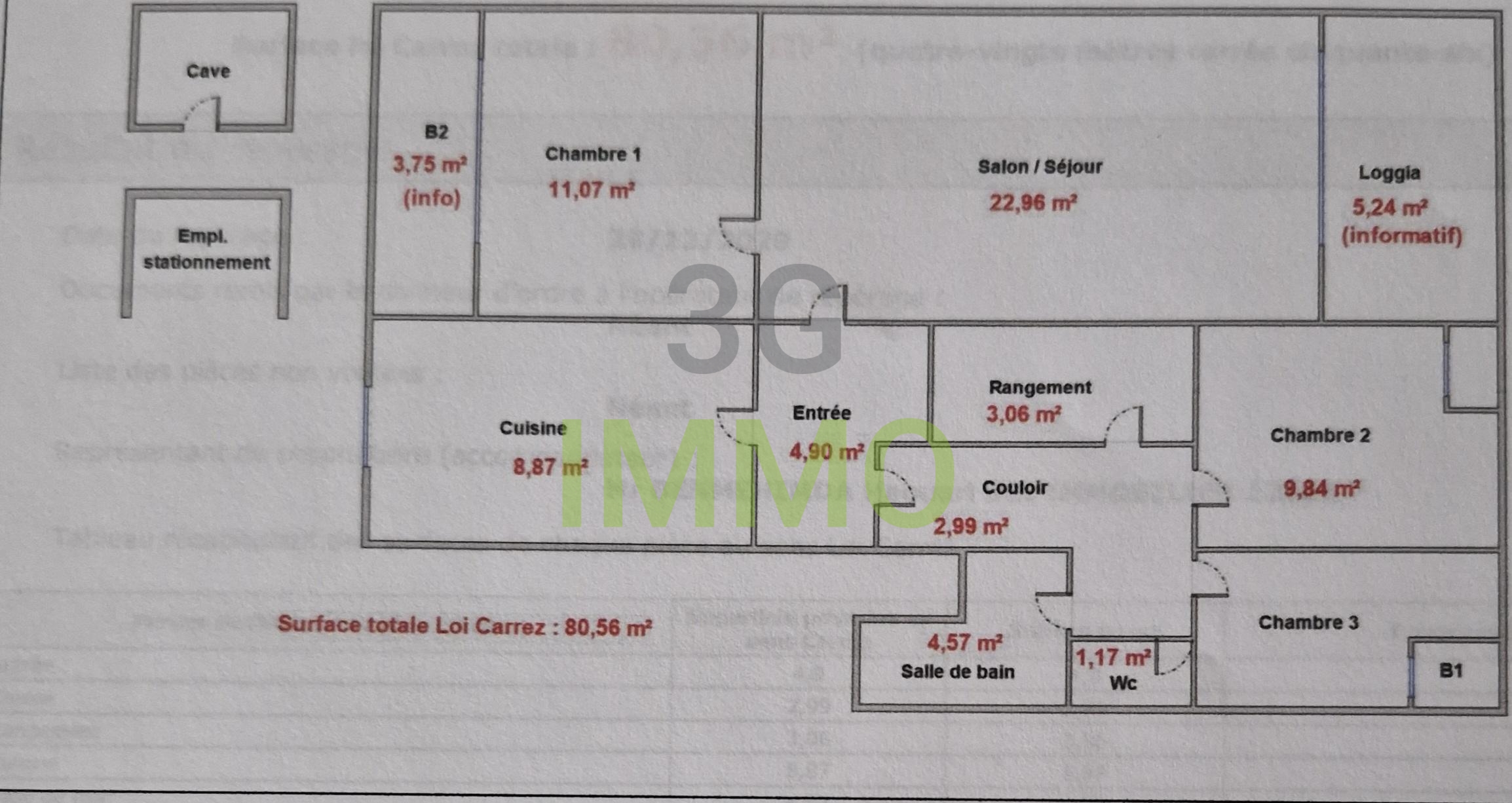 Appartement 4 pièces 81 m² · à Nîmes · 80,6 m² · 58 000 €