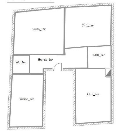 Appartement 3 pièces 68 m² · à Ambert · 68,3 m² · 66 000 €