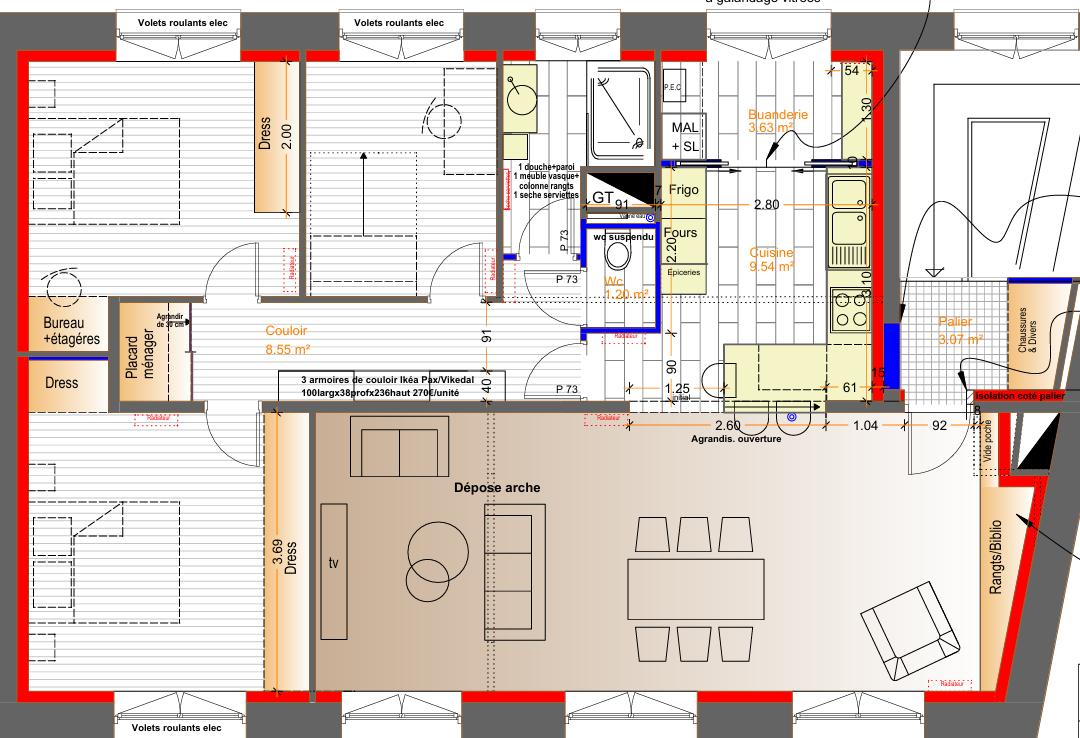 Appartement 3 pièces 96 m² · à Landerneau · 96 m² · 271 000 €