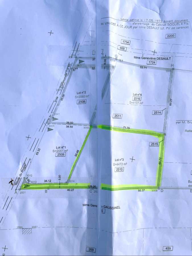 Terrain constructible - 4472 m² - Carsac-Aillac