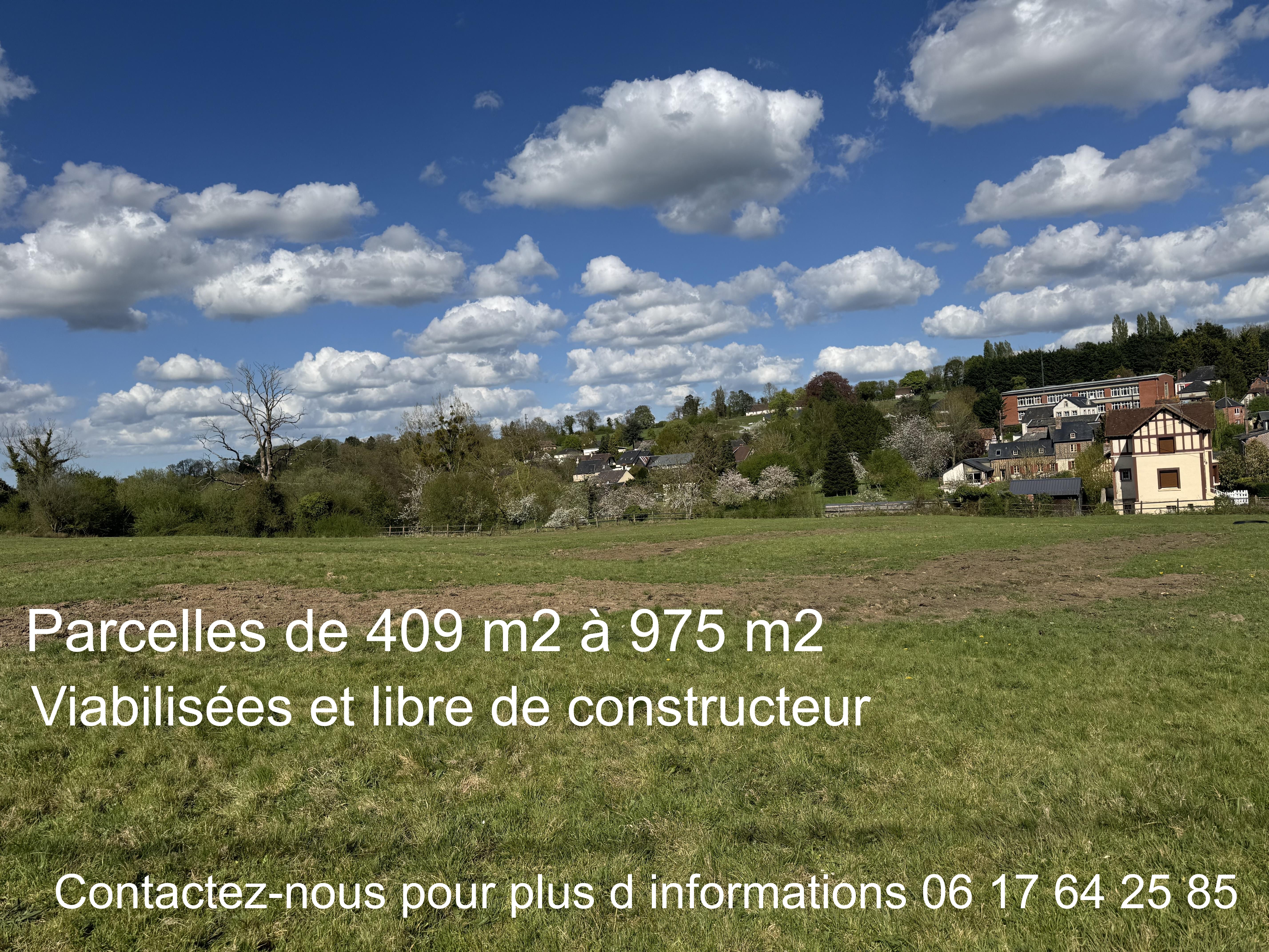 Terrain constructible - 975 m² - Cambremer