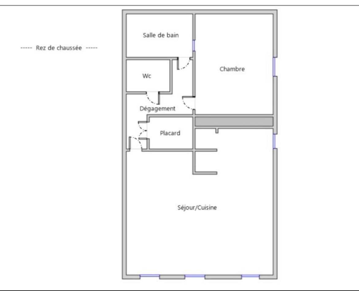 Appartement 2 pièces 125 m²