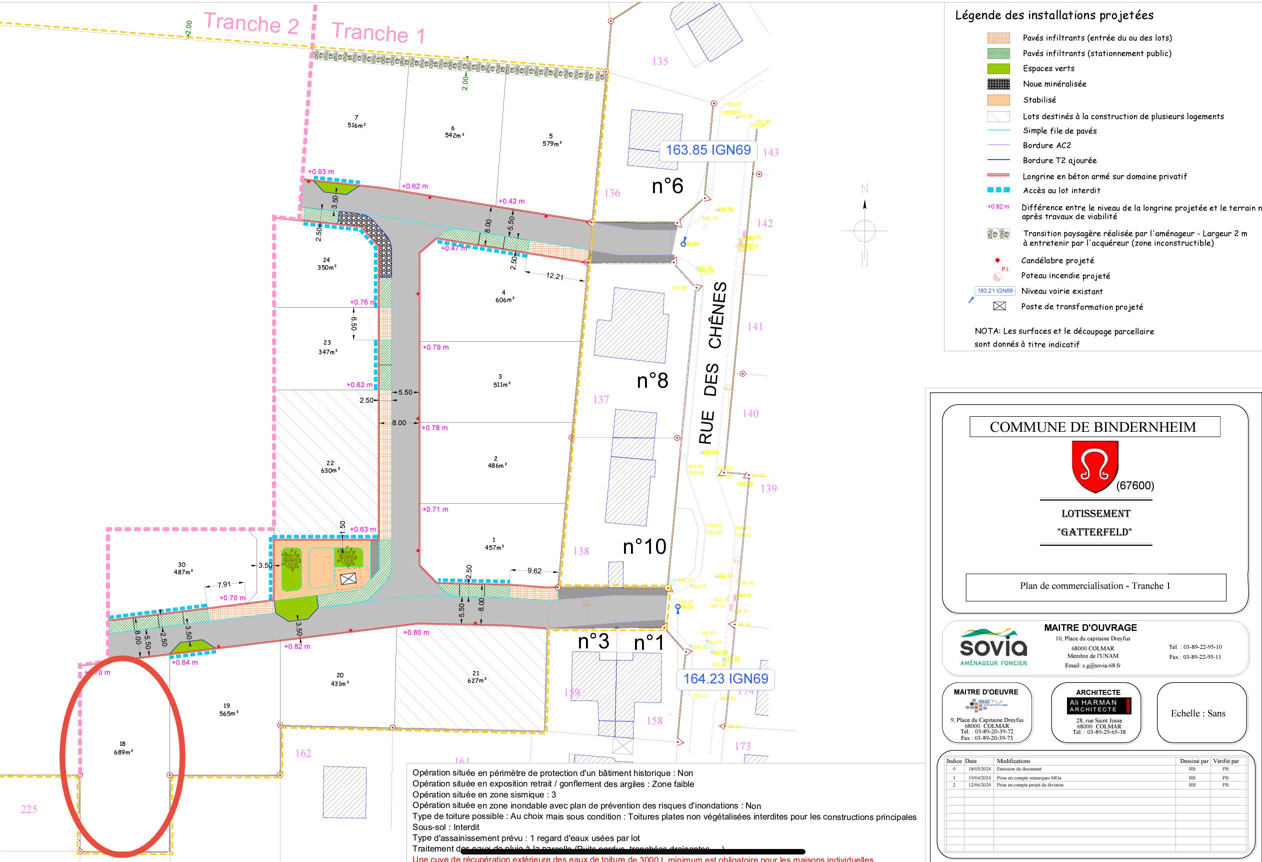 Terrain 689 m² · à Bindernheim · 689 m² · 117 130 €