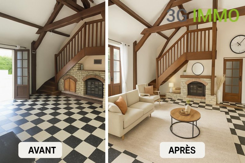 Maison et grand terrain à Houdan (78550) - Photo 4