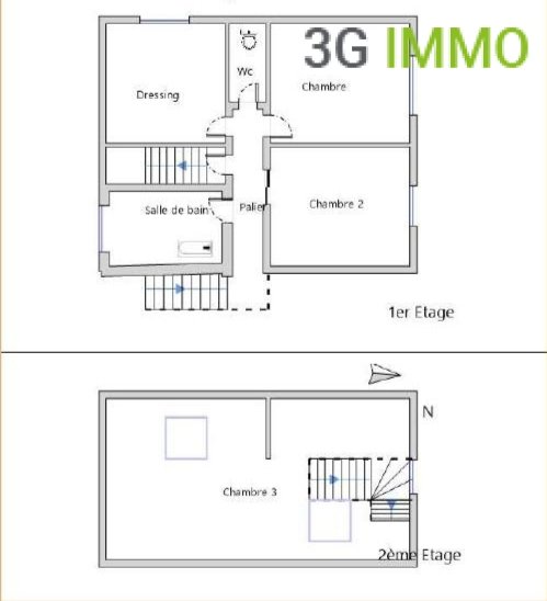 Maison et grand terrain à Houdan (78550) - Photo 3